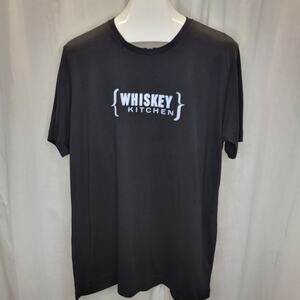 Canvas Whiskey Kitchen Black and White Mark Twain Quote T-Shirt, XL